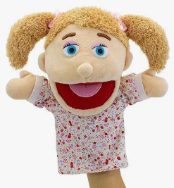 Hand Puppet for Kids, Family Puppet boy Girl for Gift