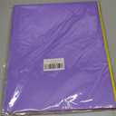 3 x Feosky Plastic Folders, 2 Pockets and 3 Hole, Letter Size, 6 Colors