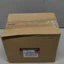 BIGIVACA 12 oz Glass Juice Bottles with Lids,6 PACK Bottles for Juicing,Square Drinking Jars Glass for Coffee,Cola,Milk,Tea in Travel,Work,School