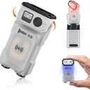 WUBEN X3 Mini Flashlight with Rechargeable Charging Box 180 Degree EDC Keychain Flashlight Twist Ip65 Waterproof Magnet Pocket Flashlight 10 Mode Type-C Lanyard for Camping, Outdoor, Inspection, Gift