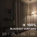 KEQIAOSUOCAI Pure White 100% Blackout Linen Curtains 80 Inches Long 2 Panels for Bedroom,Modern Farmhouse Full Black Out Room Darkening Thermal Insulated Window Curtain Panels W50 x L80 Inch Length