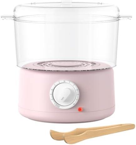 VERYTOP Mini Hot Towel Warmer for Spa, Quick Heating Towel Steamer for Facials, Portable Small Towel Heater for Bathroom,Spa and Salon.(Pink-X-Small)