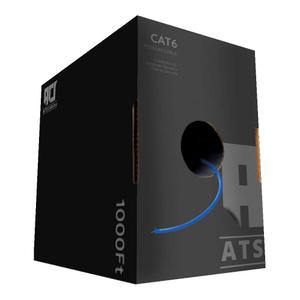 ATS Cables | CAT6 Plenum (CMP) Cable 1000FT | Network Analyzer Test Passed | 23AWG 4Pair, Solid 550MHz Ethernet Cables 10Gigabit UTP 
(Cat6 Plenum Cable, Blue, 1000ft)