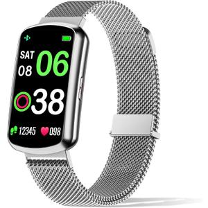 Health Fitness Tracker, Smart Watch with 24/7 Heart Rate, Activity Tracker with Blood Pressure and Blood Oxy-gen Monitor, 120 Sport Mode Waterproof Sleep Tracker for Women Men