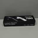 Leebein Electric Spin Scrubber, 2025 New Cordless Cleaning Brush Bathroom Scrubber, IPX7 Waterproof Shower Scrubber with 7 Brush Heads, Extendable Long Handle and 2 Speeds Scrubber for Bathtub Floor (Black)