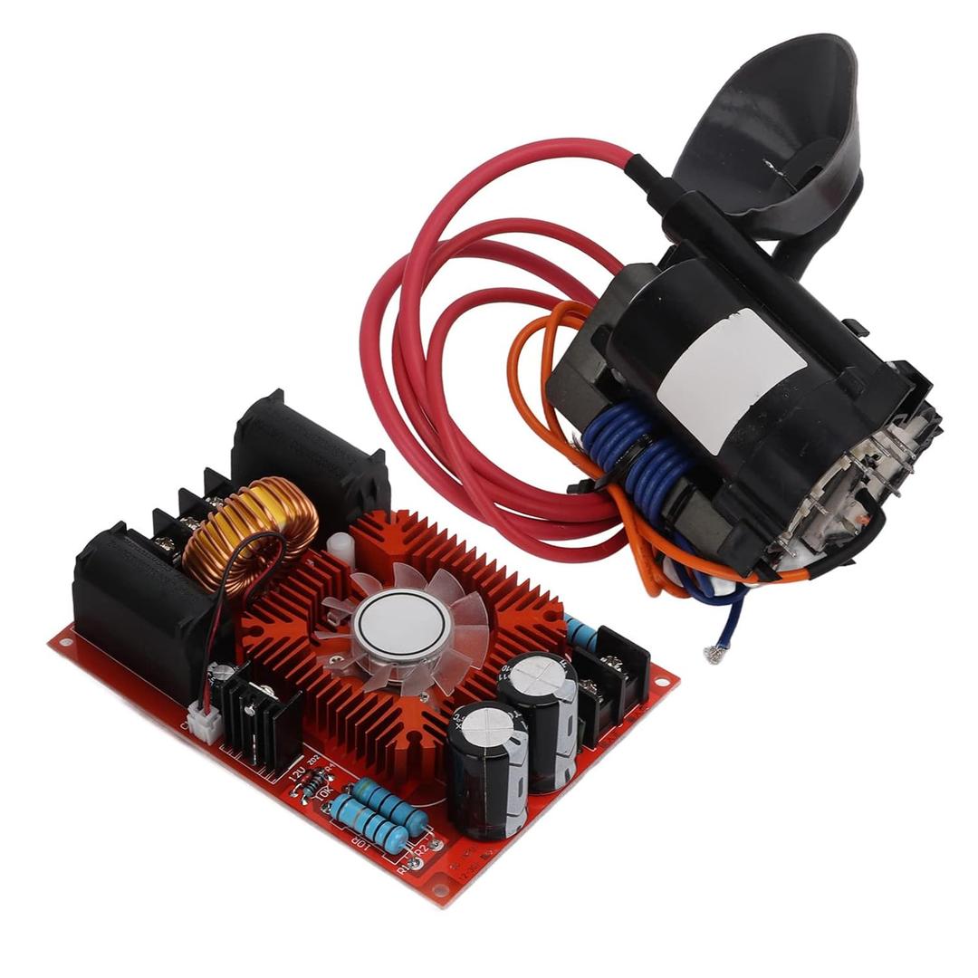 ZVS Driver Module 12V to 30V DC High Voltage Generator with Flyback Transformer Heater Coil Boost Power Supply Board for Induction Heating
