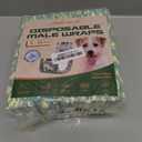 Dog Diapers Male,50 Count Small Male Dog Diapers Disposable for Doggie & Puppy,Ultra Absorbent Male Dog Wraps,Belly Bands for Male Dogs with Wetness Indicator(S Same as Other Brands' XS)