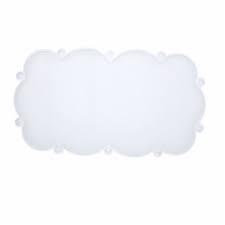 SlipX Solutions Cloud Microban Bath Mat - White
