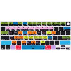 XSKN FL Studio Shortcuts US Version Silicone Keyboard Cover Skin for 2026-2022 MacBook Neo 13 inch with A18 Pro Chip MacBook Air 13.6 15.3 inch with M5/M4/M3/M2 Chip and Touch ID