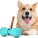 Bully Stick Holder for Dogs, Chew Holder, Prevent Choking Safety Device (Green, Large)