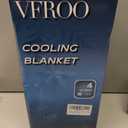 VFROO Cooling Blanket for Hot Sleepers King Size 108''90'', Summer Blanket Thin Lightweight Breathable, Absorbs Sweat Heat to Keep Adults Cool, Cold Blanket for Sleeping on Bed Couch, Grey