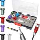 Wire Stripper for Drill,Wire Stripping and Twisting Tool for 6/8/10/12/14AWG,Portable Wire Nut Twister for Power Drill,Cable Quick Twister Tool and Connector8pcs