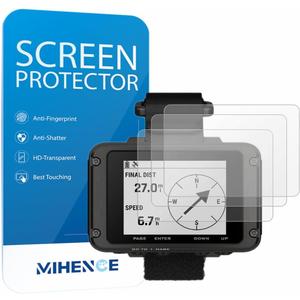 MIHENCE Screen Protector Compatible for Garmin Foretrex 901/801 Tactical Watch, PET HD Protective Film (3 PCS)