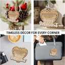 10 x Retirement Ornament 2025 - Appreciation Farewell Gifts for Coworkers, Friends, Teacher, Boss, Nurse, Double Layers Wooden, Happy Retirement Gift for First Christmas Retired