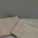 decorUhome Chenille Soft Throw Pillow Covers 18x18 Set of 2, Farmhouse Velvet Neutral Decorative Pillow Covers with Stitched Edge for Couch Sofa Bed Home Decor, Beige