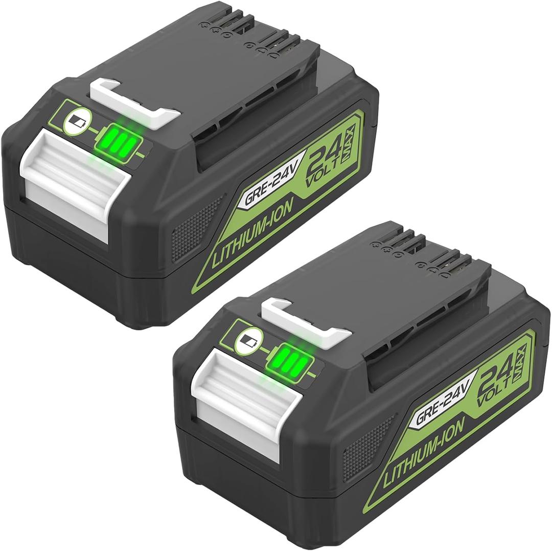 ANTRobut 2Pack 6.5Ah Replacement for Greenworks 24V Battery Compatible with Greenworks 24V Tools
