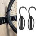 E-Track Bike Wall Mount, Quick Install Bike Hangers Storage Rack for E-Track (2 Pack)