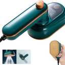 Portable Steam Iron - 2023 New Travel Mini Steam Iron, Portable Micro Small Iron Dry & Wet Ironing Machine, Steamer for Clothes Size, Foldable Handheld Iron and All in One (Green)