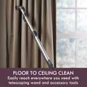 Kenmore Friendly Lightweight Bagless Compact Canister Vacuum with Pet Powermate, HEPA, Extended Telescoping Wand, Retractable Cord and 2 Cleaning Tools, Eggplant