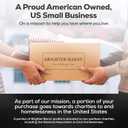 Amber Glass Hand and Dish Soap Dispenser Set by Brighter Barns - Modern Kitchen Decor & Accessories for Airbnb, RV, Office, Housewarming Gifts (Amber)