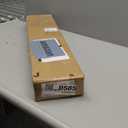 DEZ FURNISHINGS Cordless 2" Faux Wood Blind, 24" W x 48" H, Dark Oak