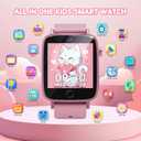 Kids Games Watch, Smart Kids Watch with 26 Puzzle Games, Touch Screen, Alarm Clock, HD Camera, Toys for Ages 4-12 Years Old, Birthday Gift for Girls(Pink)