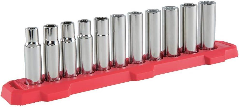 CRAFTSMAN Deep Socket Set, 1/2-Inch Drive, Metric, 11-Piece (CMMT12049)