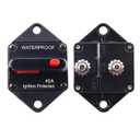 40Amp Circuit Breaker,12V-48V DC Waterproof with Manual Reset for Auto Truck RV Marine Electric Trolling Motors, Panel Mount