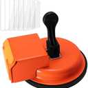 Floor Gap Fixer Tool, Laminate Flooring Tools, Enhanced Vacuum Suction Cup & 6 PCS Sticky Pads for Laminate, Wood, Tile, Vinyl Floor Gap Repair Tool - Durable, Compact, & Efficient Flooring Tools