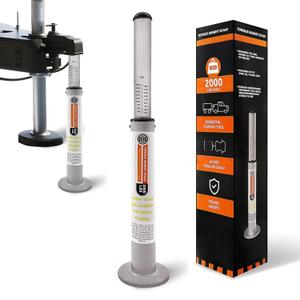 Trailer Tongue Weight Scale 2000 LBS Capacity, Portable Tow Hitch Scale for Safe Towing, Anti-Sway & Weight Distribution, Compatible with RVs, Travel Trailers, Pop-Up Campers, Cargo Trailers & Trucks
