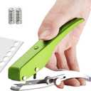 Hole Punch, Heavy Duty Hole Puncher Single Hole Punch Handheld Paper Punch Hole Puncher Single Small Hole Punch One Hole Punch for Paper Crafts Cards Tags Scrapbook- 1/4 inch-6mm