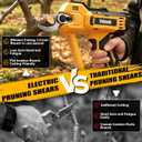 Electric Pruning Shears Cordless Pruner Shears Compatible with DeWalt 20V Battery (No Battery) Perfect for Tree Trimming Gardening, Garden Orchard (Electric Pruning Shears)