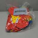 Funtery 7 Pcs Clown Costumes Set Includes Shoes, Nose, Hat, Wig, Gloves for Adults Halloween Clown Costumes (Medium)