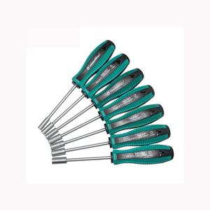 Meichoon 7pcs Socket Wrench Screw Driver Non-Magnetic Tip Metal Hex Nut Key Wrench Screwdriver Nutdriver Hand Tool 5-11mm,DF07