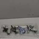 Crelloci 4PCS Army Airplane Toys Set-Diecast Aircraft Plane Model Kit Military Fighter Jet Playset Helicopter Camouflage Pull Back Aircraft Kids Play Vehicle for 3+Year Old Boys Girls