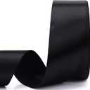 1-1/2 inch, Black Ribbon for Gift Wrapping 50 Yards Perfect Wedding Party Wreath Sewing DIY Hair Accessories Decoration Floral Hair Balloons Other Projects