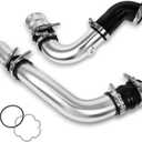 Max Flow Hot & Cold Side Intercooler Pipe Boot Kit for 2011-2016 Ford 6.7L Powerstroke Diesel Compatible with F-250 F-350 F-450 Super Duty