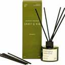 Craft & Kin Reed Diffuser Set Oakwood, Mahogany & Vetiver, Reed Diffusers for Home, Fragrance Diffuser Sticks, Oil Diffuser Sticks, Oil Diffuser with Sticks, Reed Diffuser for Men (Standard / 3.4 oz)