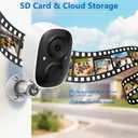 2K Security Camera Wireless Outdoor,Solar Powered WiFi Cameras for Home Security with Motion Detection,Color Night Vision(Spotlight),Instant Alert,2-Way Audio,Siren&SD/Cloud Storage,IP65,2.4GHz,2 Pack