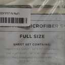 Great Bay Home 4-Piece Full Size Stripe Microfiber Sheet Set - Ultra-Soft, Brushed Bedding Sheets & Pillowcases - Wrinkle Free, Comfortable, All-Season Bed Sheets (Blue)