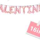 3 x Valentine's Day Balloon Decorations & Banners, Galentine's Day Supplies