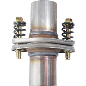 Exhaust Flange,Car Accessories,1.75" 2" 2.25" 2.5" Exhaust Flex Spring Flanges,Exhausts Flange Spring Joint with Bolt and Gasket,Automotive Replacement,Suitable for Cars Trucks SUVs (2.25")