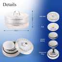 Blue Submersible Led Lights, Waterproof Tea Lights Mini Led Light 100H Battery Operated Underwater Lights for Vase Lantern Table Centerpieces Wedding Party Halloween Christmas Decor (12 Pack)