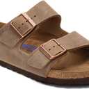Birkenstock Women's Arizona Soft Footbed Sandals (10, Tobacco)