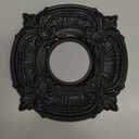 Ekena Millwork 10"OD x 3 1/2"ID x 3/4"P Attica Thermoformed PVC Ceiling Medallion (Fits Canopies up to 4 1/8"), Textured Metallic Galaxy