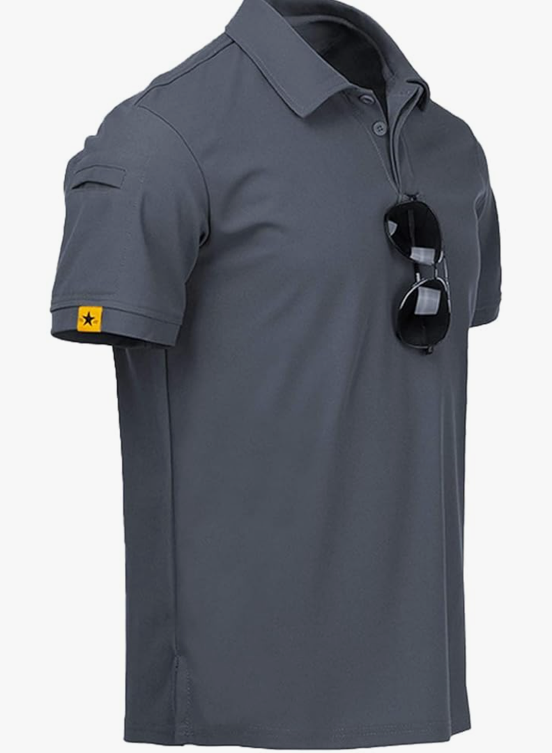 V VALANCH Mens Polo Shirts Short Sleeve Moisture Wicking Golf Polo Athletic Collared Shirt Tennis T-Shirt Tops