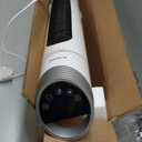 Space Heater, 34" Space Heater for Large Room with Remote, 1500W Tower Heater with 12H Timer, 70 Oscillating, Adjustable Thermostat, Overheating & Tip-over Protection, Indoor Use, White