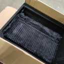 Vesgantti 109" U Shaped Cloud Sectional Sofa, Comfy Corduroy Upholstered Sectional Modular Sofas for Living Room, Modern Modular Couch with 2 Ottoman Deep Seat, Dark Grey