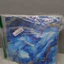 10PCS 12x12 Inch Royal Blue Gold Marble Swirl Pattern Floor Tiles Peel and Stick Removable Self Adhesive DIY Vinyl Flooring Stickers for Kitchen Bathroom Living Room Entryway Home Decor