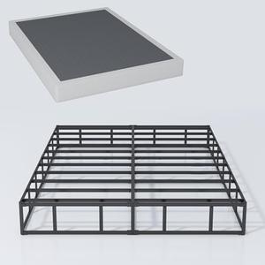 XINXINYAN Twin Size Box Spring 7 Inch,Heavy Duty Queen Box Spring,Sturdy Metal Frame with Fabric Cover Set, Easy Assembly, Noise Free